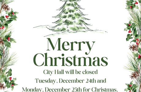 City Hall Closed for Christmas