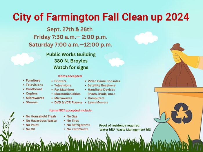 Farmington Fall Cleanup 2024