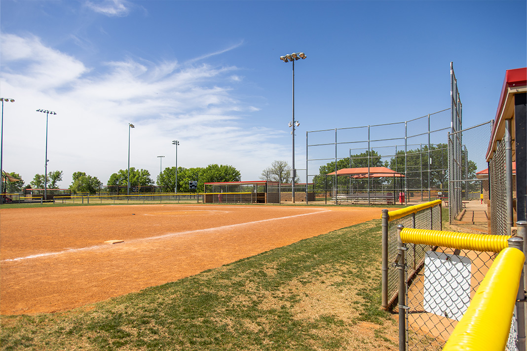 Farmington sports complex with Baseball field