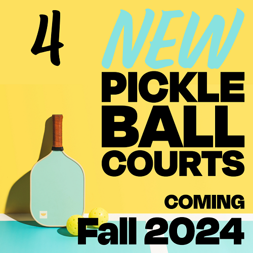 New Pickleball Courts to open Thursday, November 14th